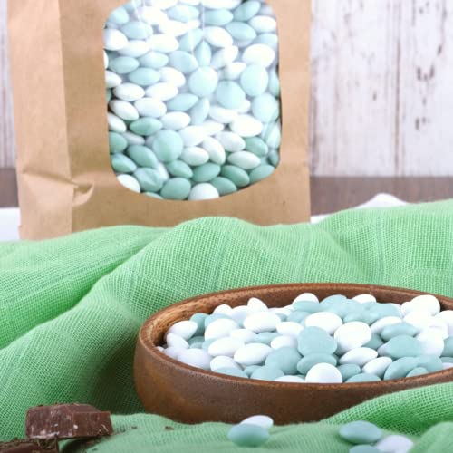 Süssundclever.de® Bio pepermunt-chocolade glazen | 500 g | veganistisch | 50% cacao | plasticvrij verpakt in ecologische duurzame biologische verpakking - Image 5