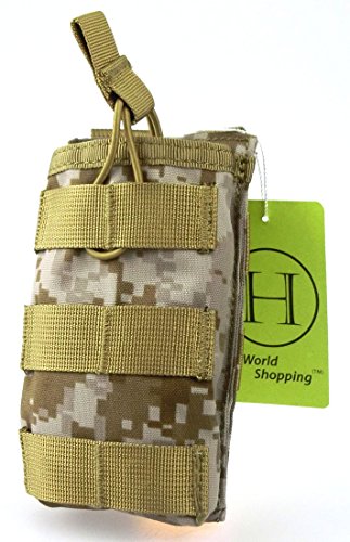 H Monde EU Tactique Molle m4 m16 ar15 Magazine Toit Ouvert Unique Poche Poche mag Titulaire Airsoft Molle mag (AOR1) Cover