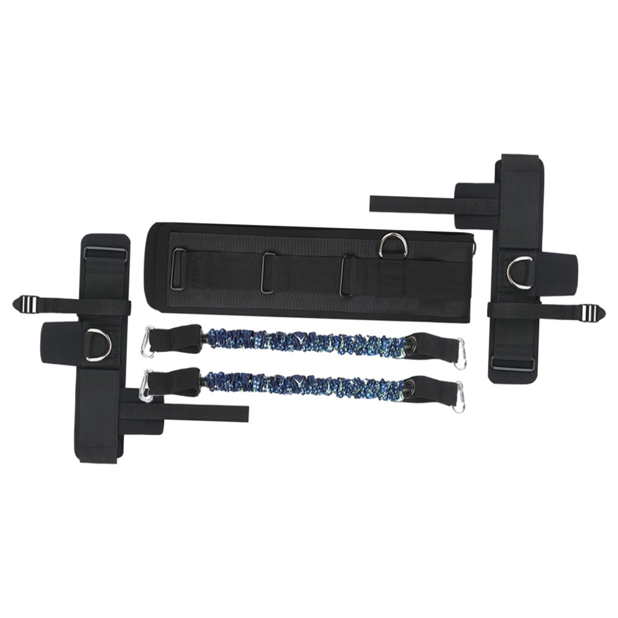 iplusmile Banda de Resistencia para Piernas Bandas de Cintura Reutilizables Kit para Entrenamiento Casa Equipo de Fitness para Fortalecer Las Piernas Correas para Tobillos