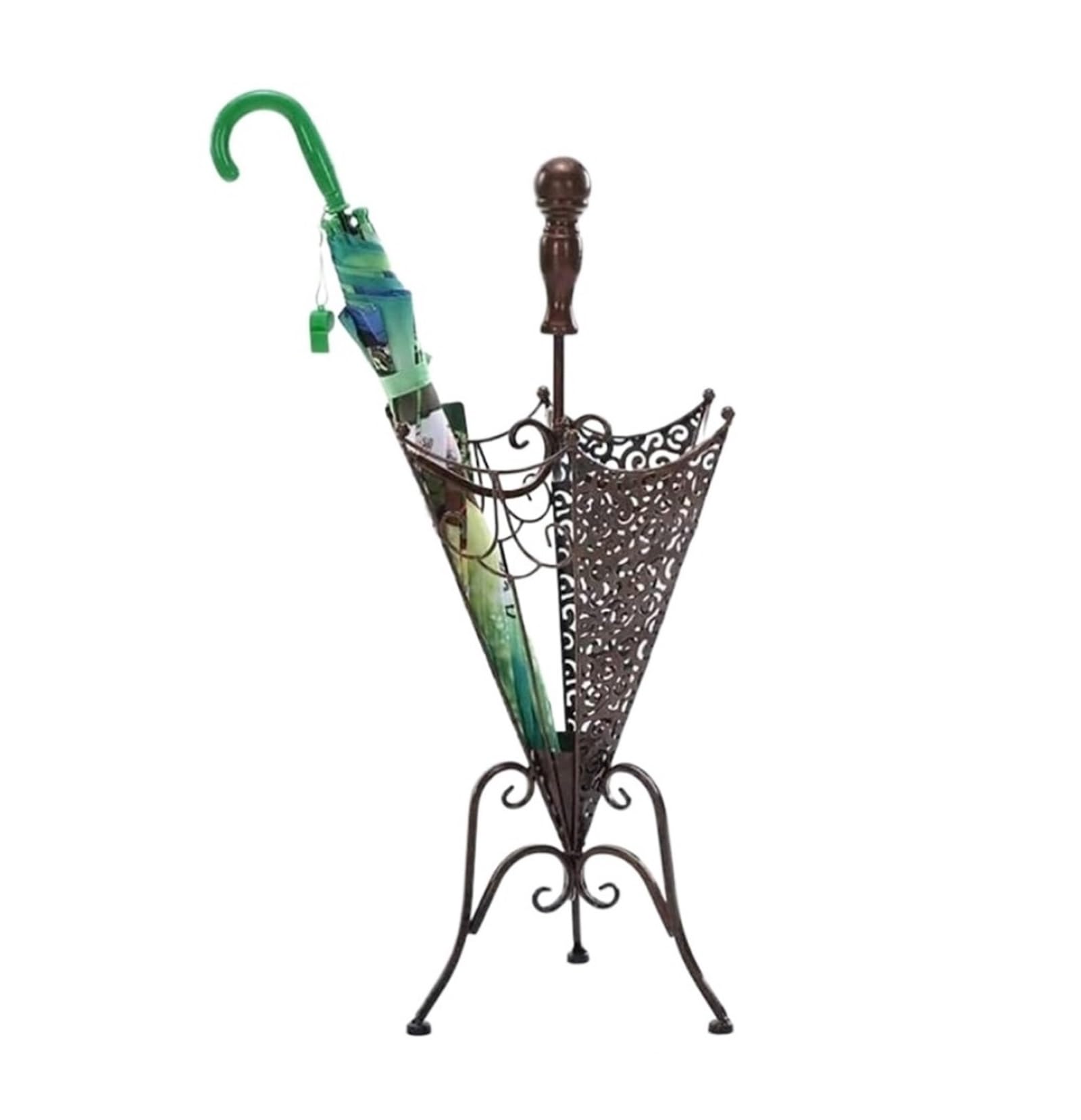 Porte-parapluies support de rangement métallique stable pour entrée maison et porche
