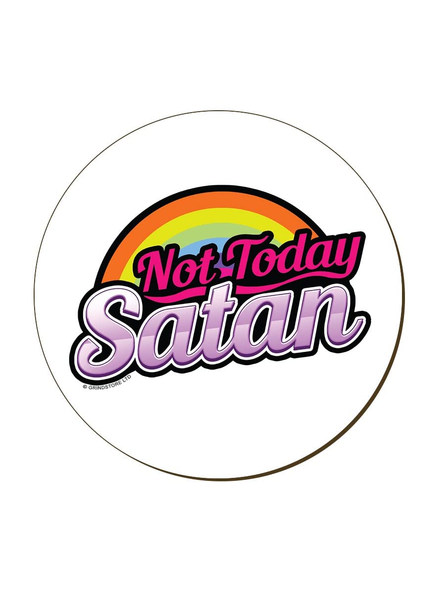 Grindstore Originals Nc Not Today Satan Coaster 9.2X9.2cm
