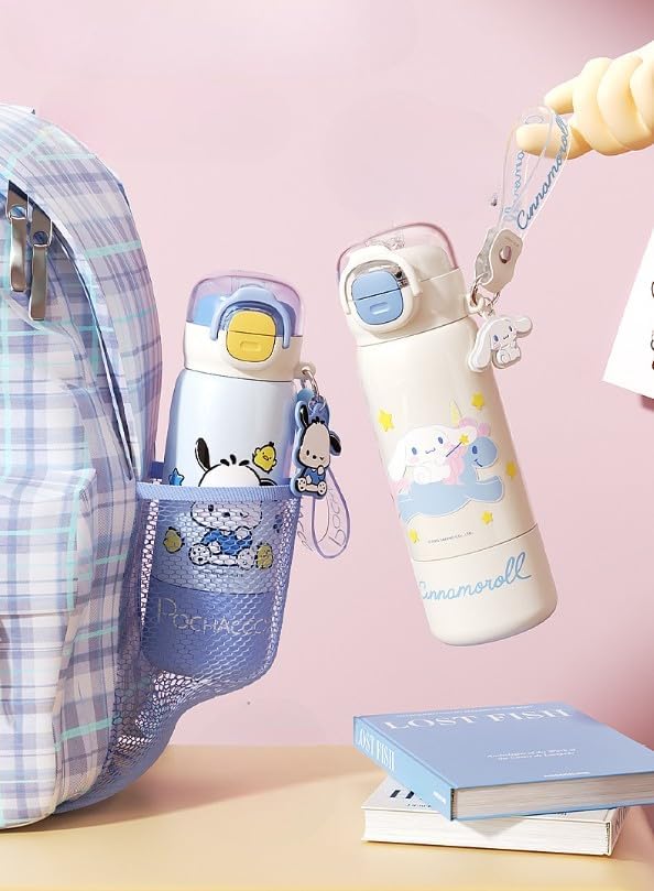 Cinnamoroll Stainless Steel Insulated Water Bottle (Spout & Straw) 380ml - Image 6