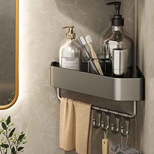 Cesta triangular de baño sin agujeros para evitar daños en azulejos 6