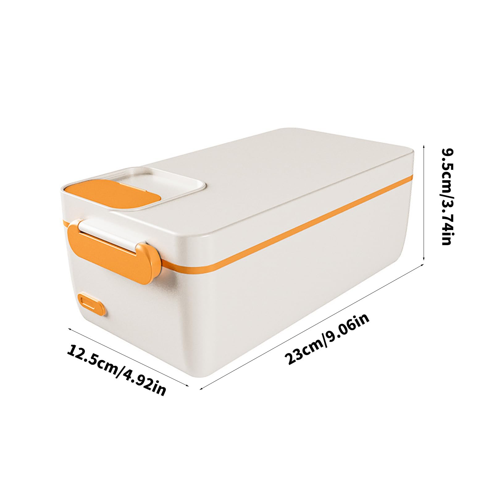 Scaldavivande Elettrico Portatile da 1 litro per Viaggi e Studenti con Scatola riscaldante per Pranzo in ABS