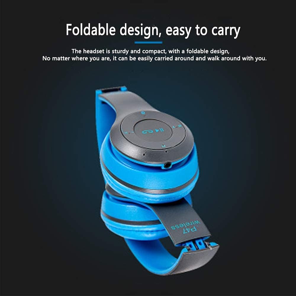 P47 Multifunctional Wireless Foldable Over Ear Headphone (Blue) P47 Multifunctional Wireless Foldable Over Ear Headphone (Blue)