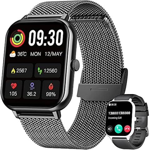 TAOPON Smartwatch Reloj Inteligente Hombre con Llamada Cover