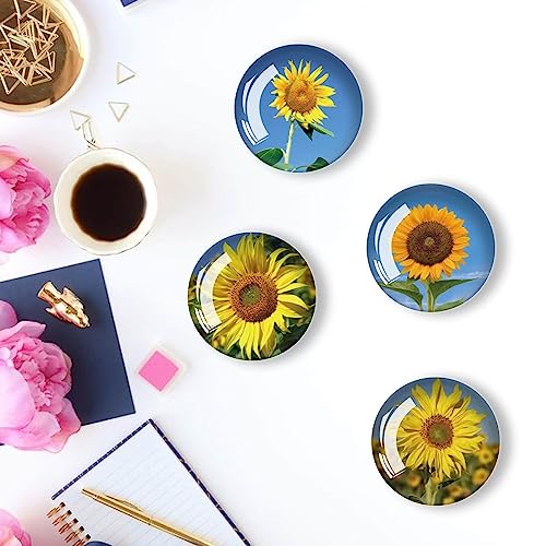 12 imanes decorativos de vidrio para refrigerador miniatura 5