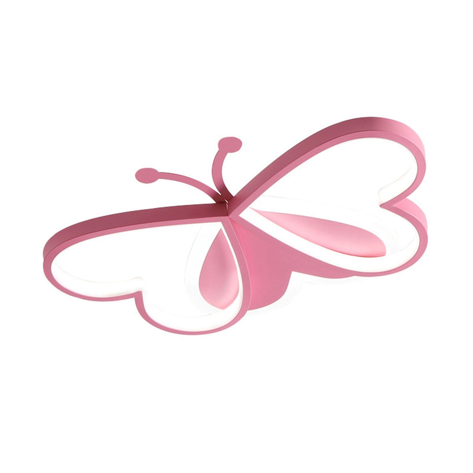 Plafonnier papillon LED dimmable pour chambre enfant lustre style princesse