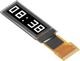 0.91in Display Module, SPI Interface Low Power Consumption 15 Pin for Display DIY (White)