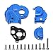 GTHELE Aluminum Transmission Housing Set for Axial UTB18 Capra 4WD 1/18 Trail Buggy Upgrade Part (Dark Blue)