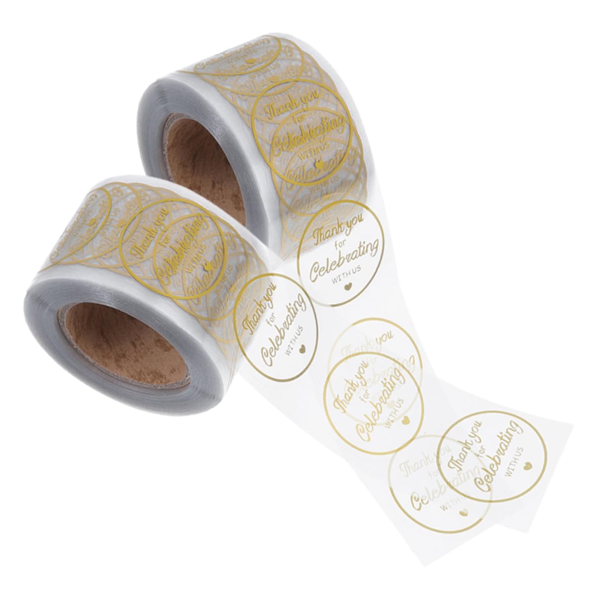 VILLCASE 10rollen Runde Dankeschön Aufkleber Mit Goldfolie Selbstklebend Für Geschenkverpackungen Und Bestellungen Dekorative Box Mit Dankestematik