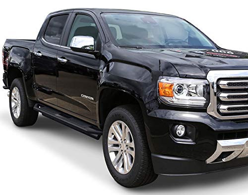 Aps Off-Road 6.5In Side Armor Stainless Steel Running Boards Compatible With Chevy Colorado Gmc Canyon 2015-2023 Crew Cab (Nerf Bars Side Steps Side Bars) #TOP5