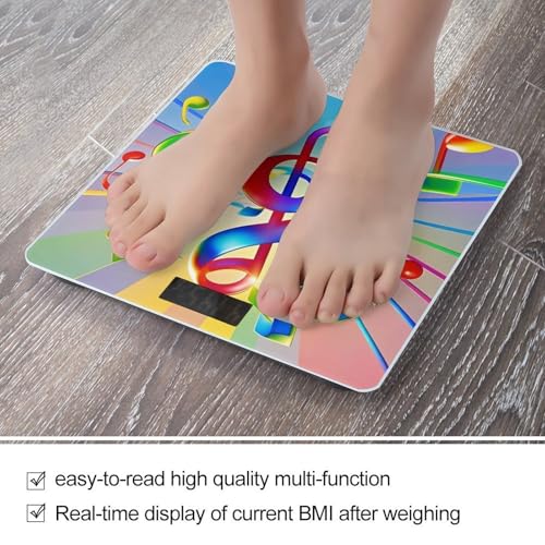 Báscula Digital de Baño Colorida con Plataforma Amplia y Precisa miniatura 5