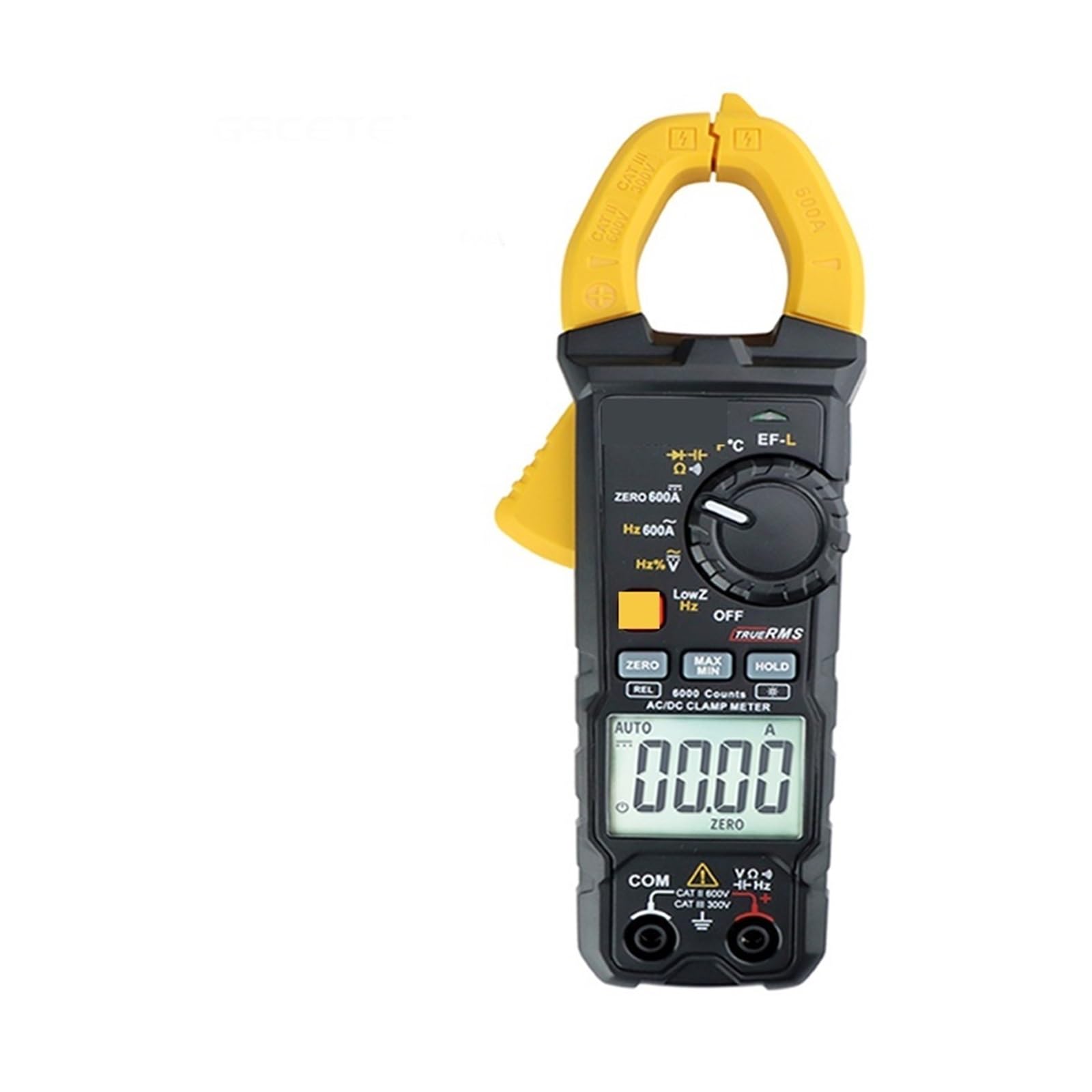 Profesjonalny cyfrowy multimetr cęgowy DC/AC elektryk samochodowy tester cyfrowy miernik prądu Użytek domowy
