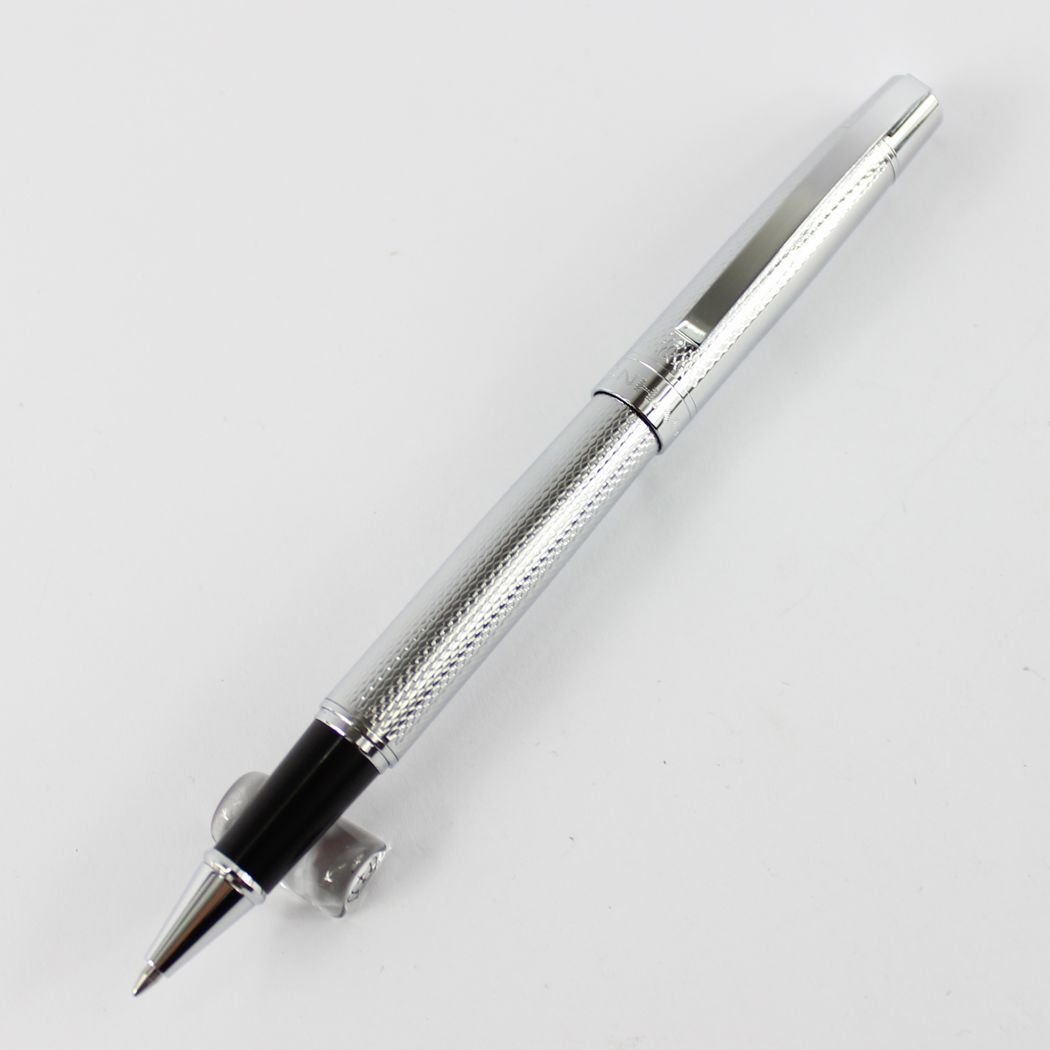 Jinhao 163 Füllfederhalter Silber – Geprägt, Mit Edelstahlfeder, Inkl. Patronen & Konverter