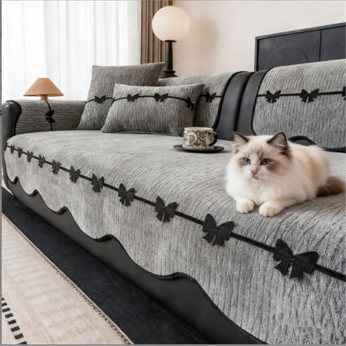 Coussins de canapé antidérapants motif flocons tapis ergonomique animaux - 8
