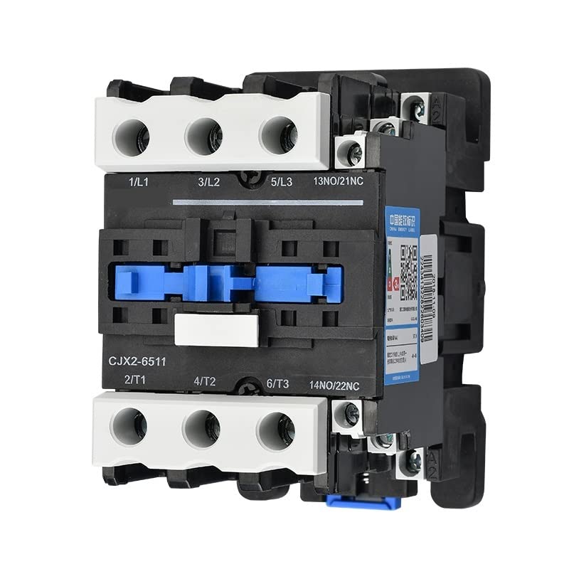 CJX2-6511 Series 65A Contactor Magnetic AC AC380V 220V 1Pcs(220V)