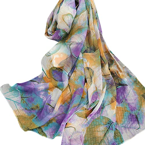 Women Neck Scarf Wrap for Evening Dresses Like Chiffon Silk Scarf Formal Silky Pashmina Shawls for Weddings