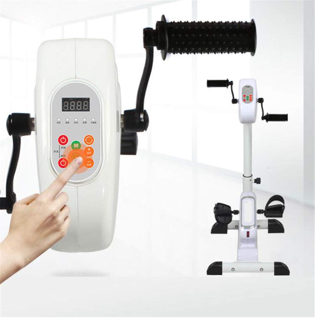 Elektryczny Rower Treningowy Dla Seniorów, Elektroniczny Rower Do Fizjoterapii I Rehabilitacji, Z Pedałami, Z Silnikiem, Do Ćwiczeń Ramion/Nóg, Regulowany Opór, Wyświetlacz Lcd