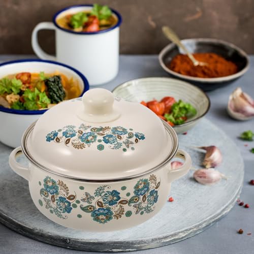 Casserole émaillée multifonction DOITOOL pour cuisson maison saine
