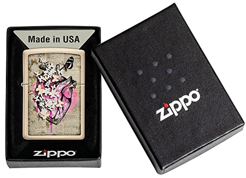 Image of Zippo Literary Anatomy Flat Sand Pocket Lighter