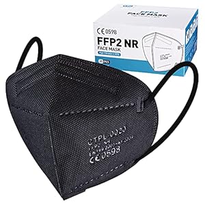 Nufasion 20pcs Christmas FFP2 Face Mask, CE Certified KN95 Mask 5-Layer Filtration Rate Over 94% Protective FFP2 Mask…