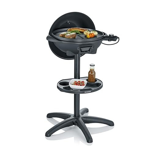 SEVERIN Barbecue électrique 2 000 W avec grille en fonte