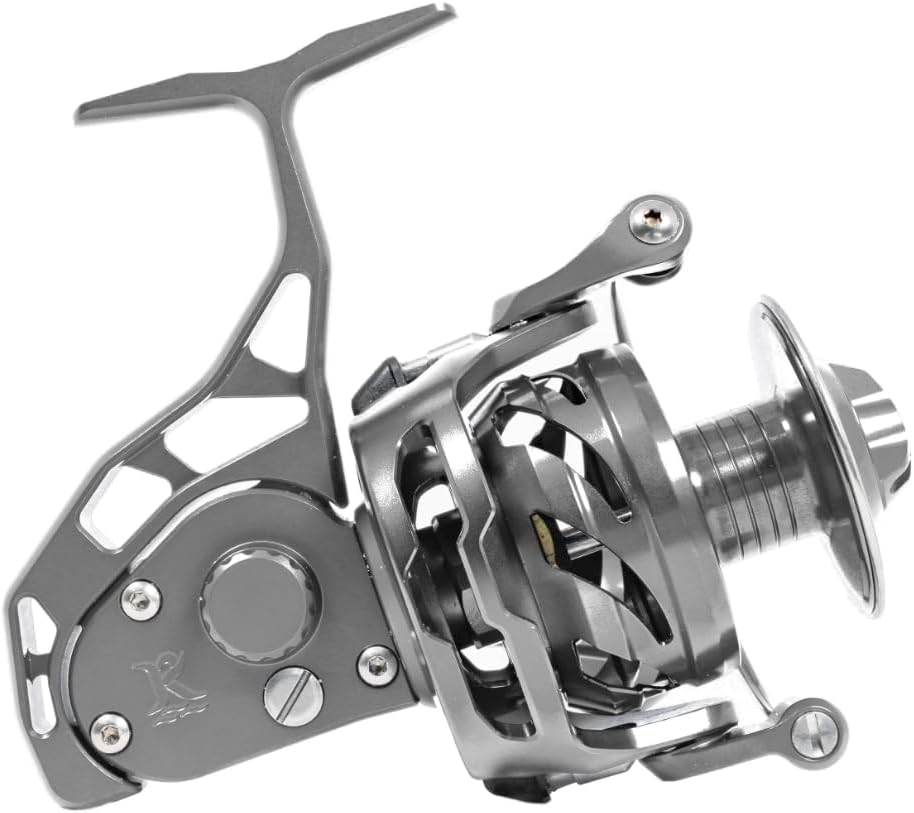 VISSER No. Series Spinning Reels (No. 3 Gun Smoke), Select size