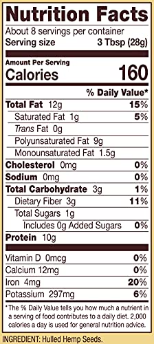 Bob's Red Mill Hemp Seed Hearts - 8 Ounce (Pack of 5), Raw and Shelled, 10g Plant Based Protein, Non GMO, Vegan, Keto, Paleo, Gluten Free - Image 4