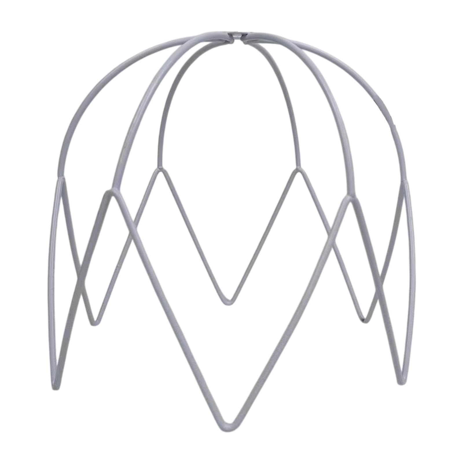 UJEAVETTE Lamp Shade Frame Ring Vintage Lamp Cage for Home Pendant Lights Cage Sconces A-image-15