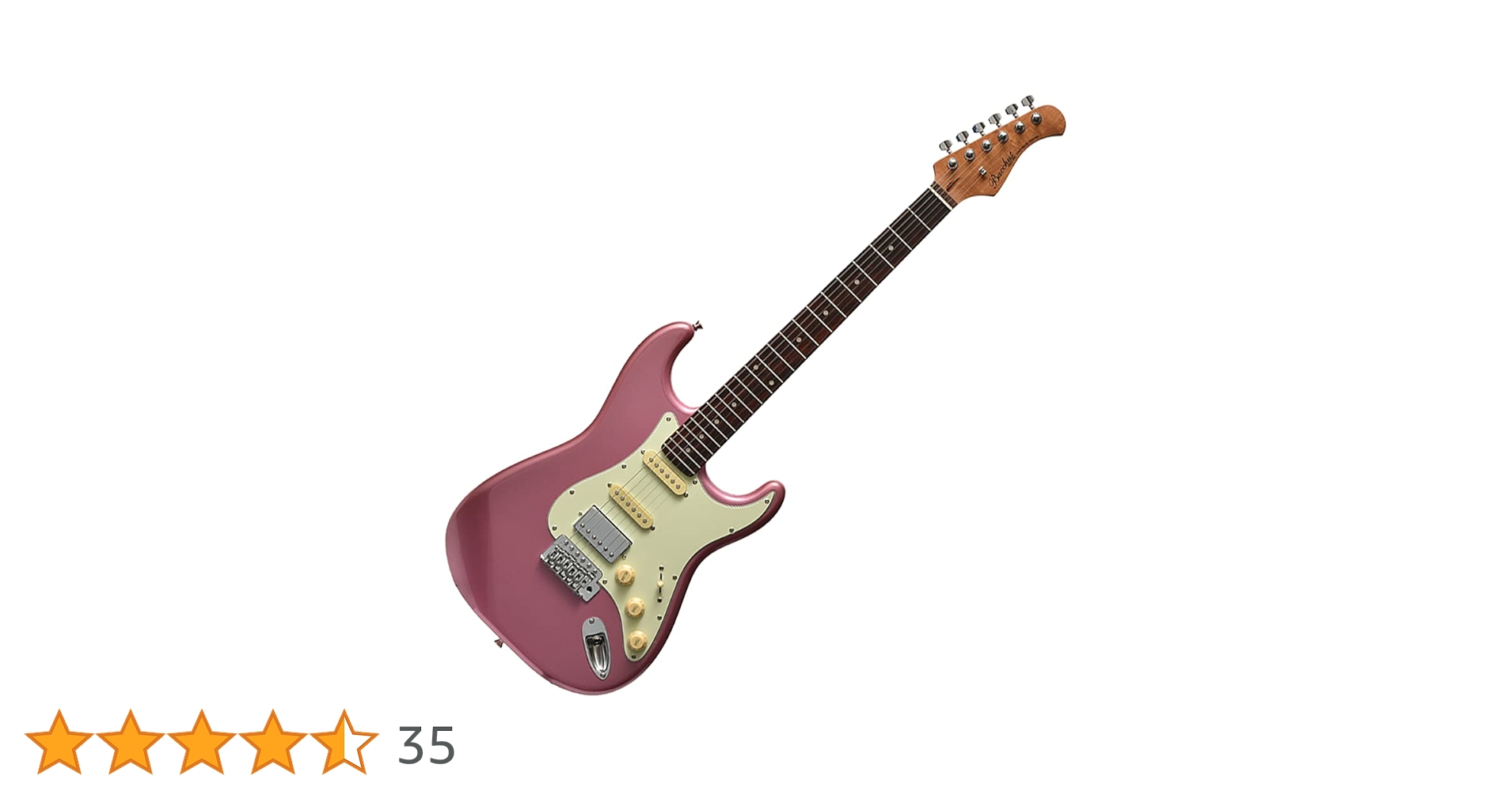 【美品】Bacchus BST-2-RSM/M BGM (バーガンディ) BST-2-RSM/M BGM (Bacchus / バッカス) エレキギター ストラトタイプ