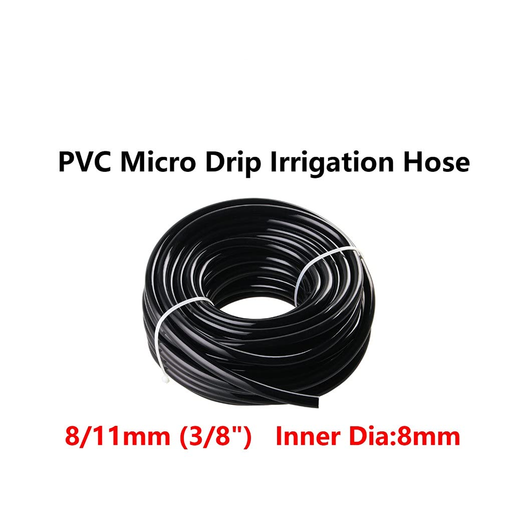 8/11mm 3/8 '' Tuyau D'arrosage De Jardin Micro Irrigation Goutte À Goutte Tuyau D'arrosage Tuyau D'arrosage Plantes Fleur Tuyau D'arrosage (Color : 10M)