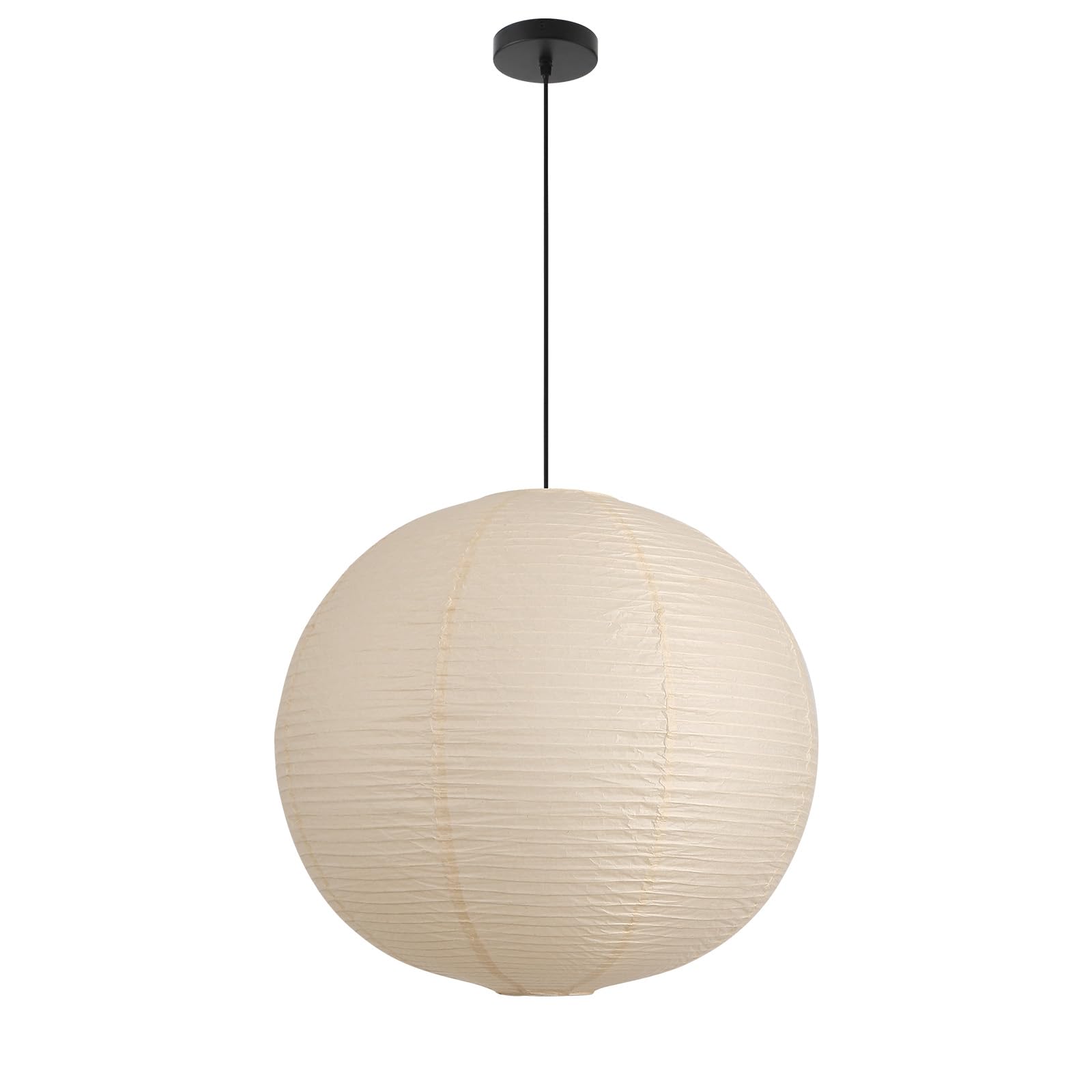 Photo 1 of Fivemengo Paper Pendant Light, 20in Off-White