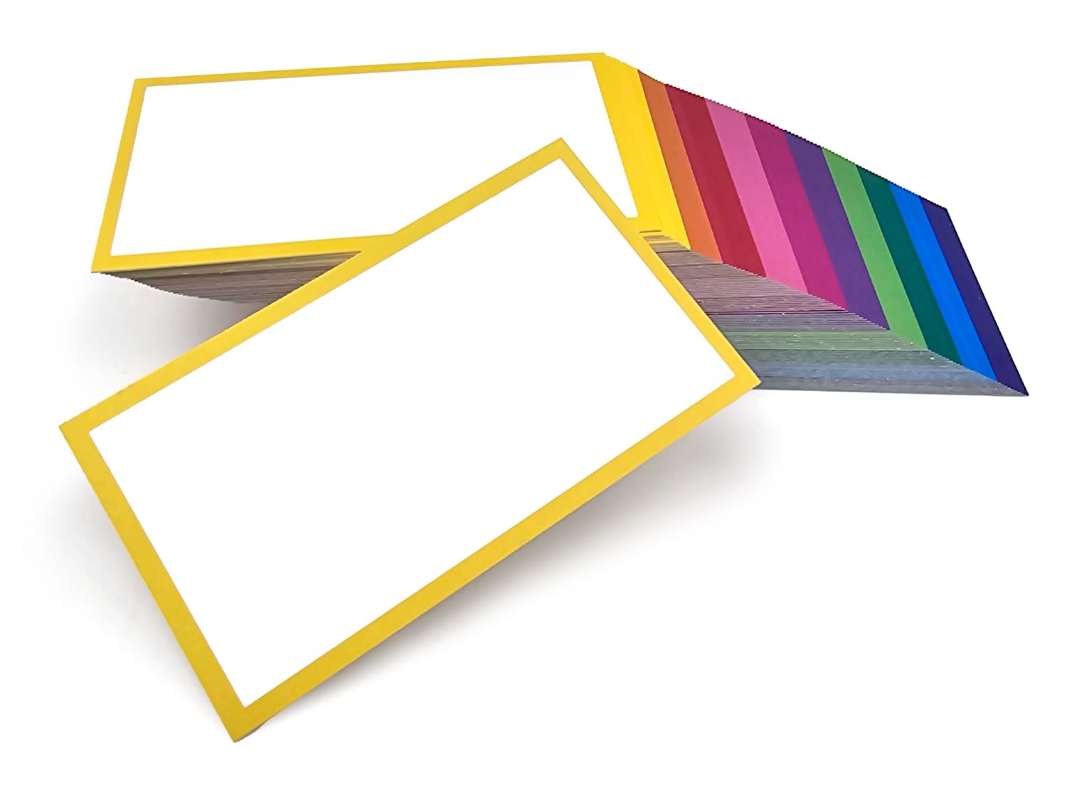 PPAPPAPPIYO 50-Pack 3x5 Blank Index Cards - 180gsm Thick Colored Cards (Blue) - View #4