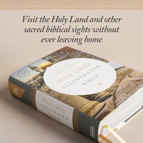 Image of CSB Holy Land Illustrated Bible, Hardcover, Black Letter, Full-Color Design, Articles, Photos, Illustrations, Easy-to-Read Bible Serif Type