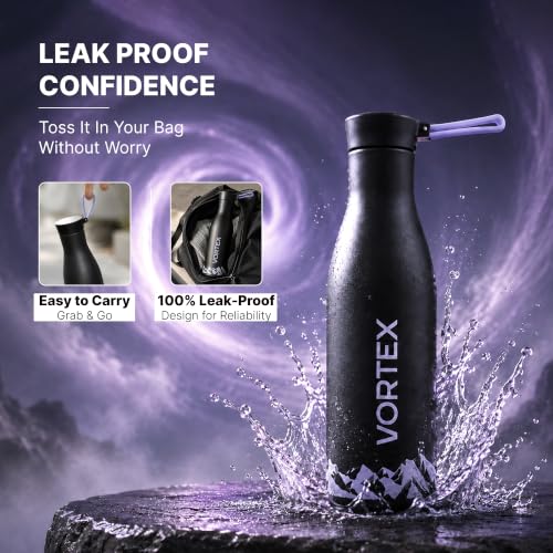 Image of The Better Home Vortex Series Insulated Water Bottle 860ml | Stainless Steel Vacuum Bottle | Hot 12 Hrs & Cold 16 Hrs | Leak Proof & Sweat Proof | BPA Free Sports Bottle for Gym, Travel, Office
