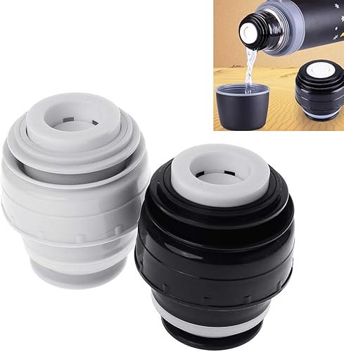 Miniatura 8 de 1.8 in vacío frasco tapa termo cubierta portátil universal viaje taza accesorios