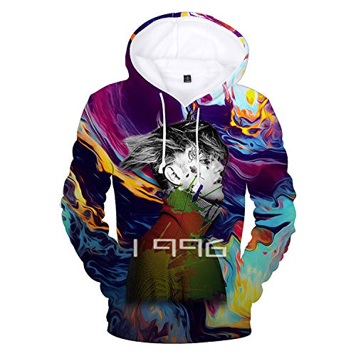 Picess Store Lil Peepz 3D Hoodies Unisex Merch for Men Women Teen Soft Qualified Fabric Dark Grey