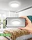 zemty 24W 2100LM LED Deckenleuchte Flach, 3000K/4500K/6000K Deckenlampe Rund Ø22cm Ultra Dünn Modern LED Lampen Deckenlampen, Deckenleuchten Badezimmer Lampe Decke für Küche Flur Deckenbeleuchtung
