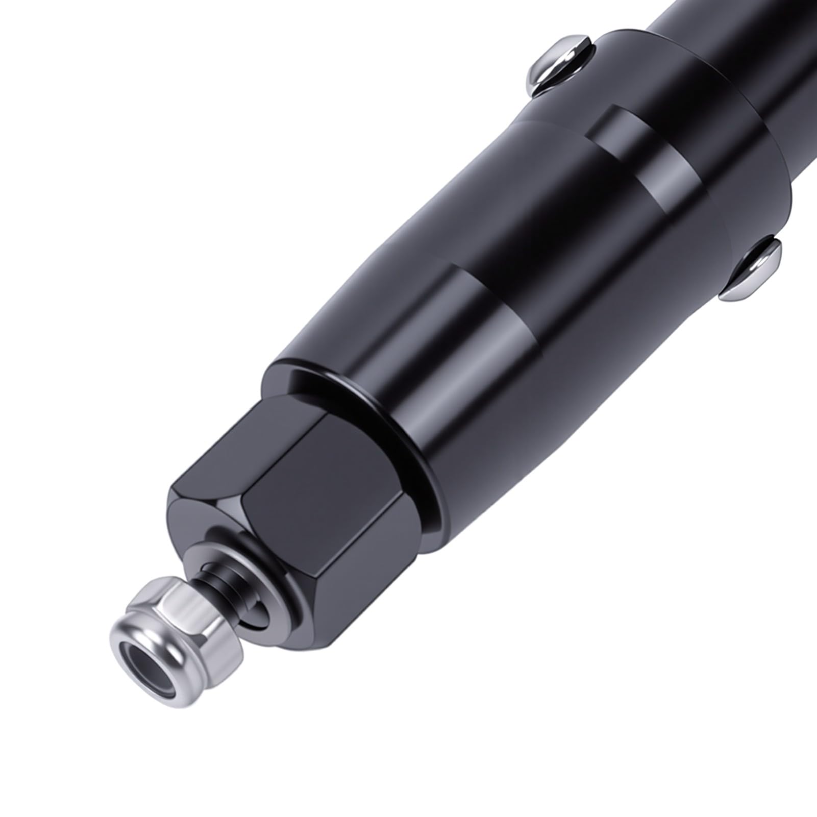 Drfeify Eje Trasero de Oruga RC, Reemplazo de Piñón Alto de Aluminio para