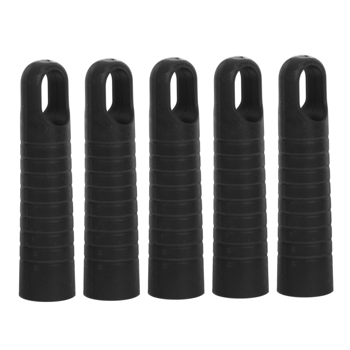 WOFASHPURET 5Pcs Plastic Mop Handle Grip Sleeve Replacement for Broom Handle Easy Installation Comfortable Grip with Hole Compatible with Mop Stick for Various