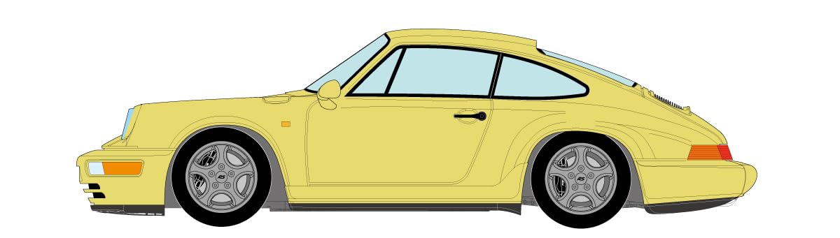 Amazon | VISION 1/43 ポルシェ 911 (964) カレラ RS 1992 レモン