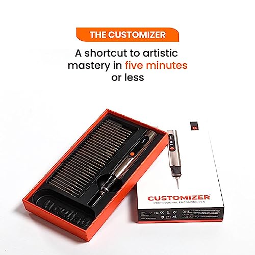 The Customizer by Culiau Ultimate Cordless Portable Engraving Pen for