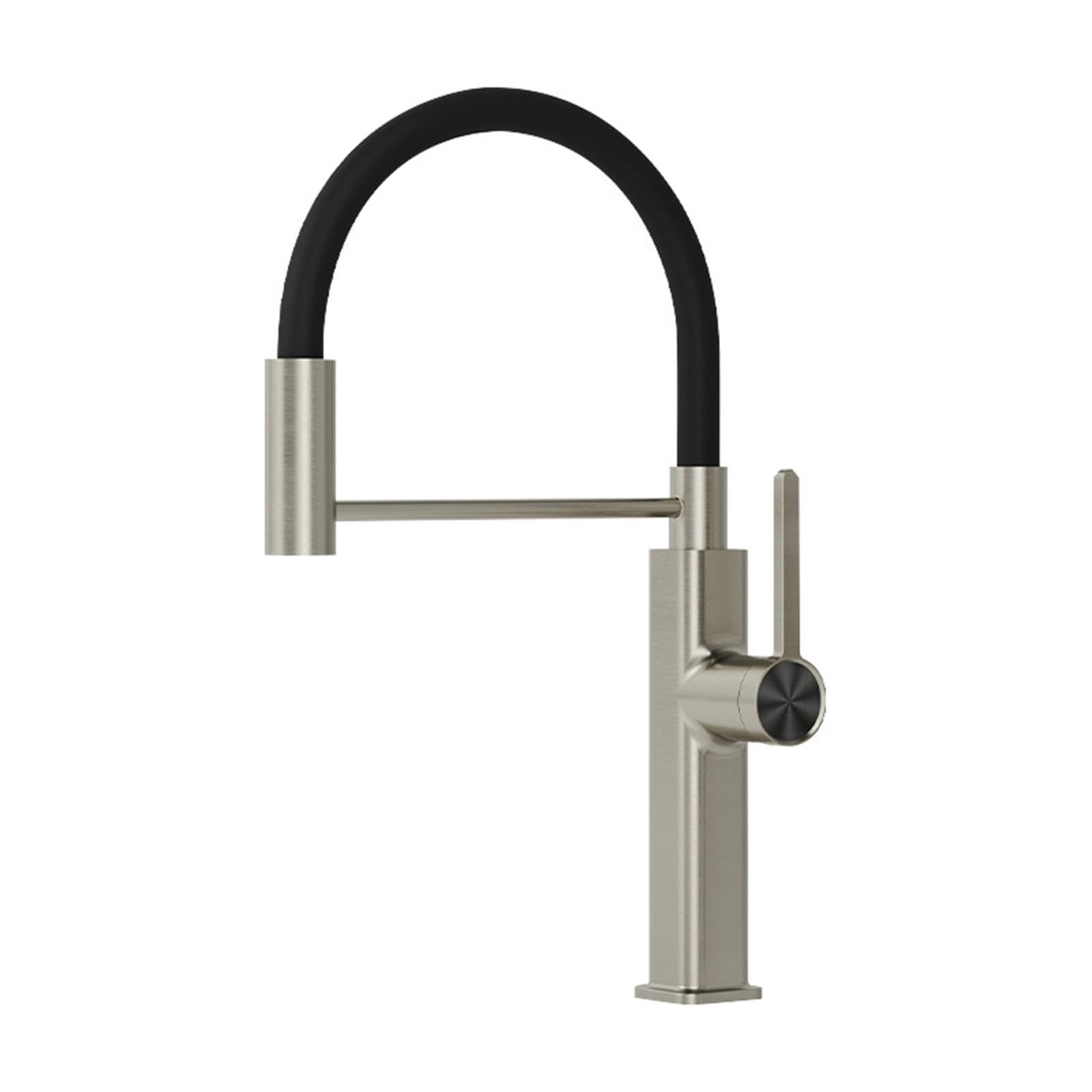 Flexible Kitchen Sink Mixer Tap Single Lever 2 Modes Taps with Pull Out Spray