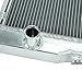 Smileracing CC340 3 Row Full Aluminum 20''Wide Core Radiator Compatible with 1963-1970 Ford Fairlane Falcon Galaxie 1967-1968 Mercury Cougar AT/MT