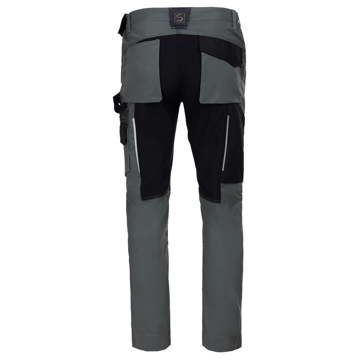 Stenso Revolt Arbeitshosen Männer Stretch - Arbeitshose Herren Aus Ripstop Mit Elastischem Bund Und Dreifachnähten Für Handwerk, BAU, Industrie