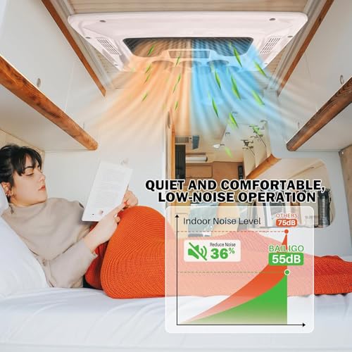 Aire acondicionado para autocaravana con calefacción integrada de 24V 8