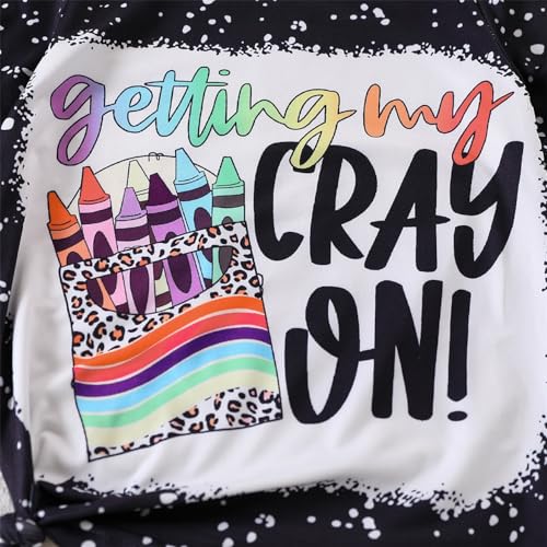Image of Ayzozuy Kids Toddler Girl Clothes Letter Print Graphic Top + Leopard Print Flare Leg Pants 2PC Summer Clothing Set