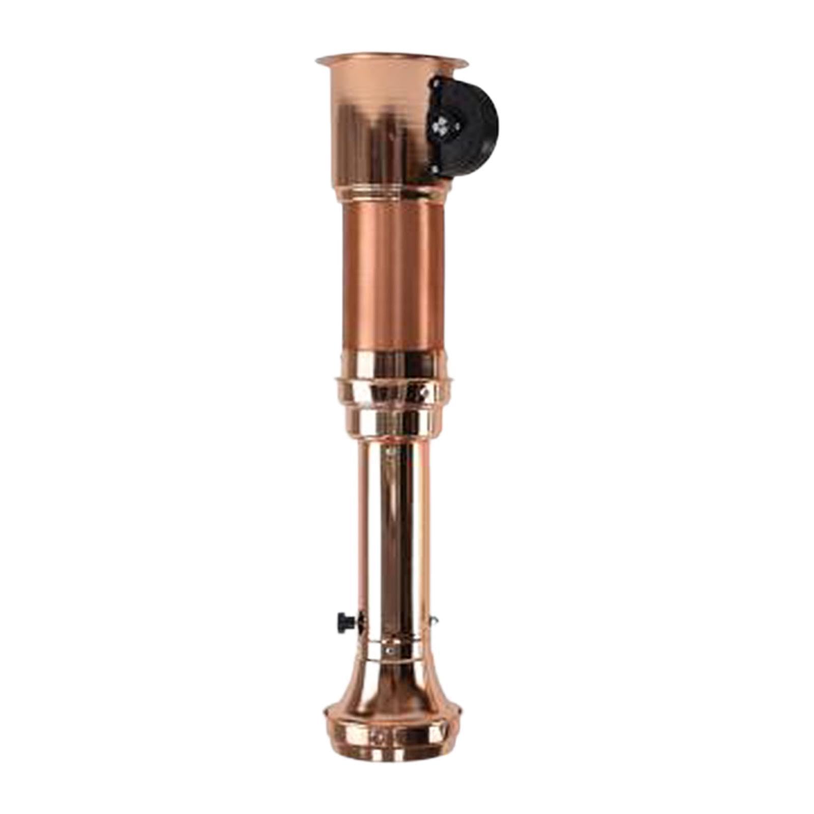 Tuyau d'Évacuation Fumée Extensible Hotte Gril Barbecue Conduit Aluminium Acier Inoxydable Adaptable Facile Nettoyer Convient Collectivité Restaurant