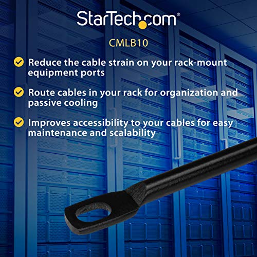 Barre de gestion de câbles horizontale pour rack serveur - StarTech.com CMLB10 - 3